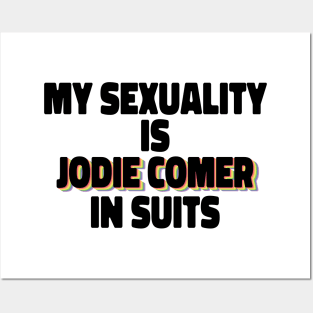 My Sexuality Is Jodie Comer In Suits Posters and Art